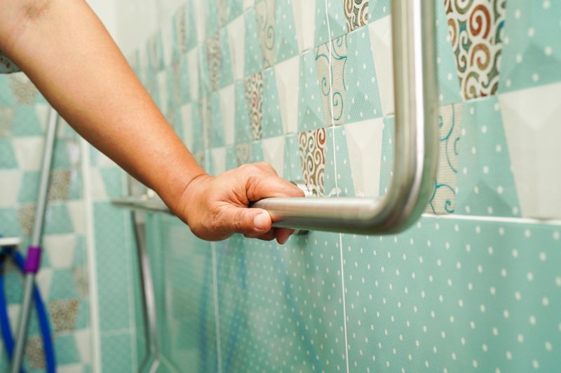 Finished Grab Rail Installation in Bathroom